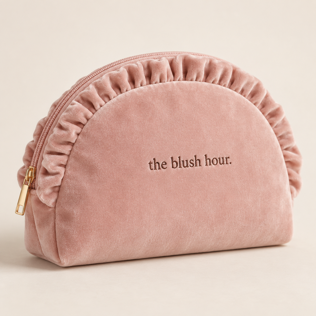 The Ruffle Beauty Pouch